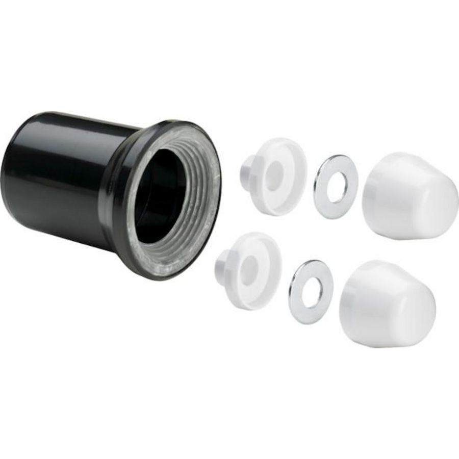 Aansluitset DN 100 kunststof/wit