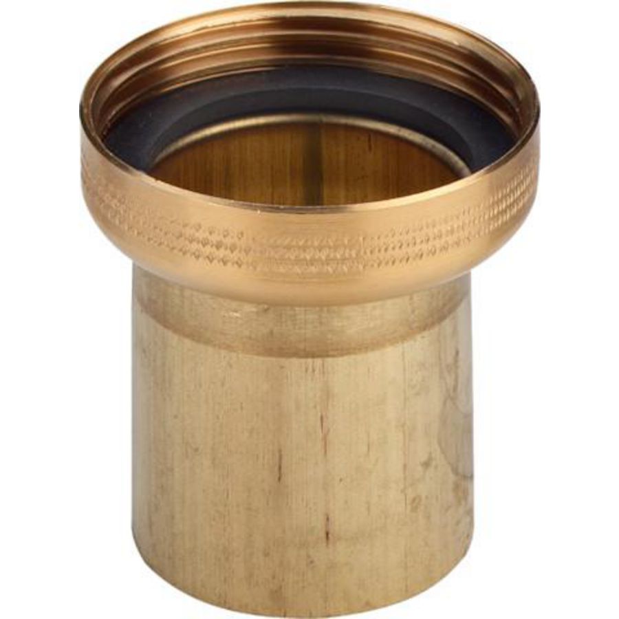 Afvoerplugkoppeling messing 1.1/2" bn.x40mm vlakd VVE=10