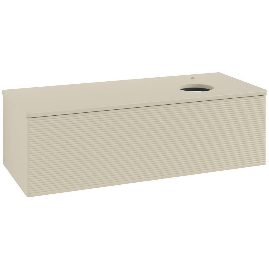 Wastafelonderkast Antao 1200x360x500mm S.Grey Matt Lacquer K34150HJ