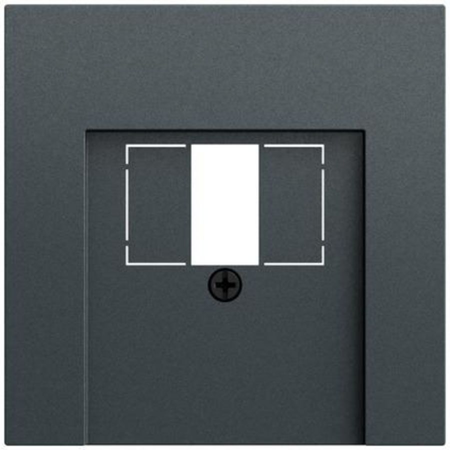 Afdekking TAE USB System 70 antracit(gel.)
