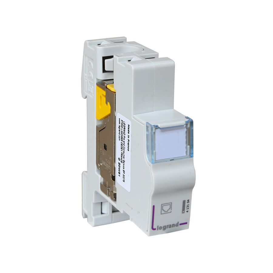 Connector Cat. 6A STP DIN-rail 1 module LCS3