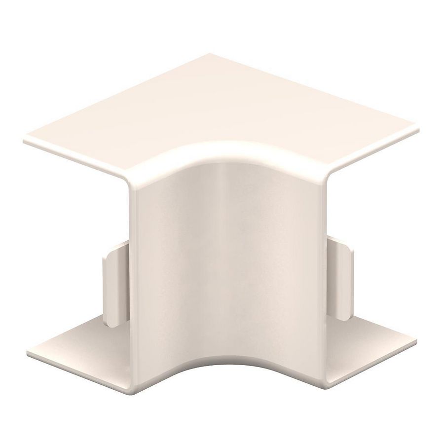 Binnenhoek 25x40mm polyvinylchlorid creme wit 9001 VVE=4