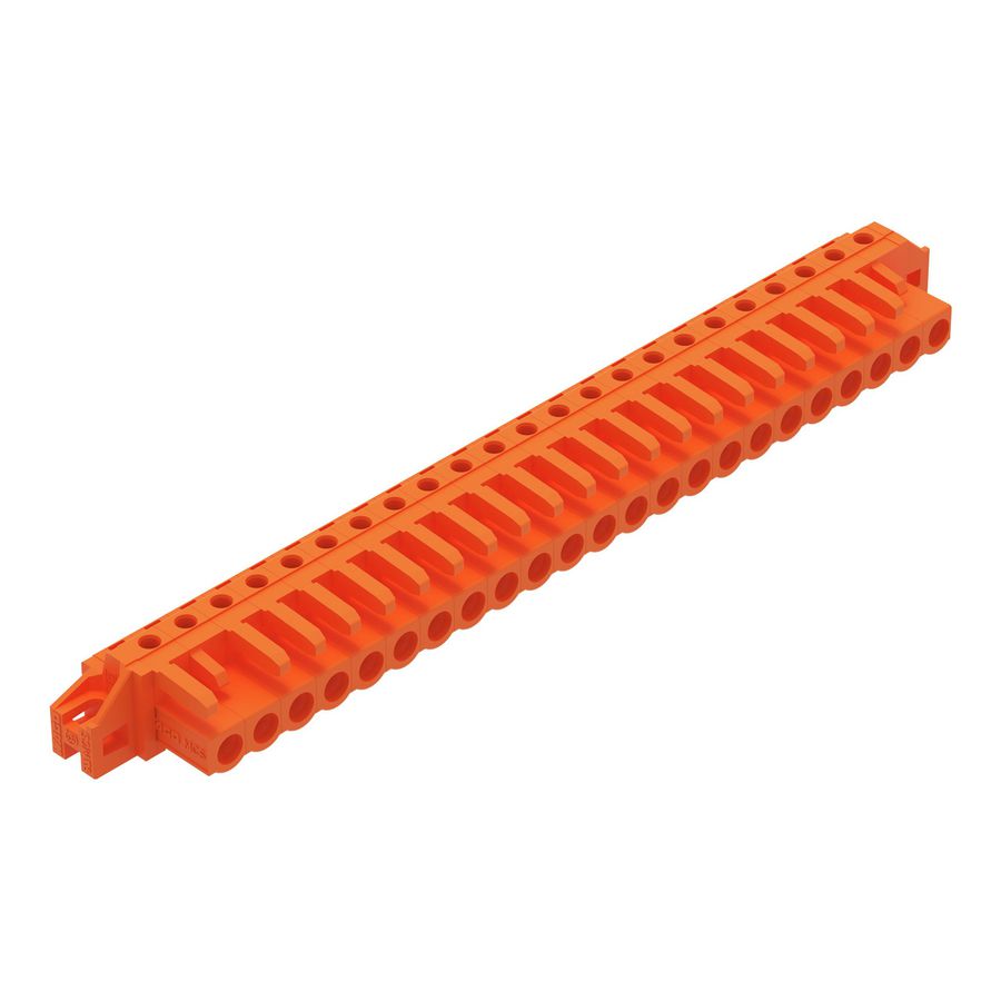 THT FE steker HA raster 5,08mm oranje 232-283/031-000 VVE=10