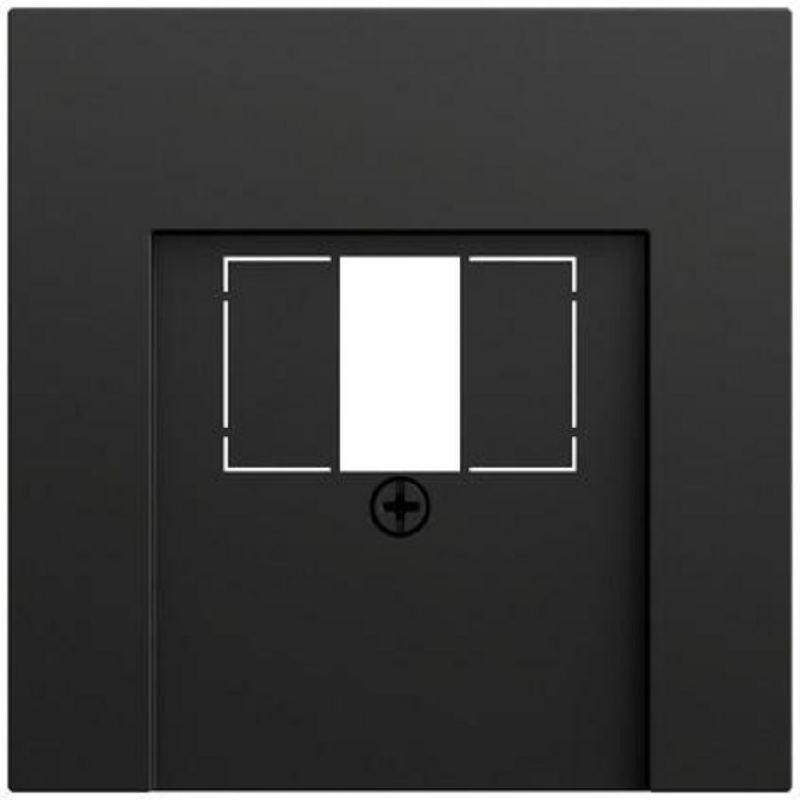 Afdekking TAE USB System 70 zwart m(gel.)