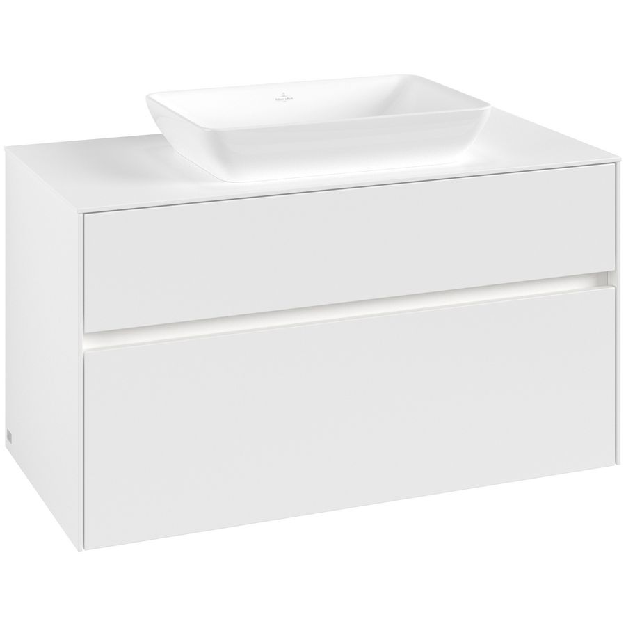 Wastafelonderkast Collaro 1000x548x500mm Wh.Matt C109B0MS