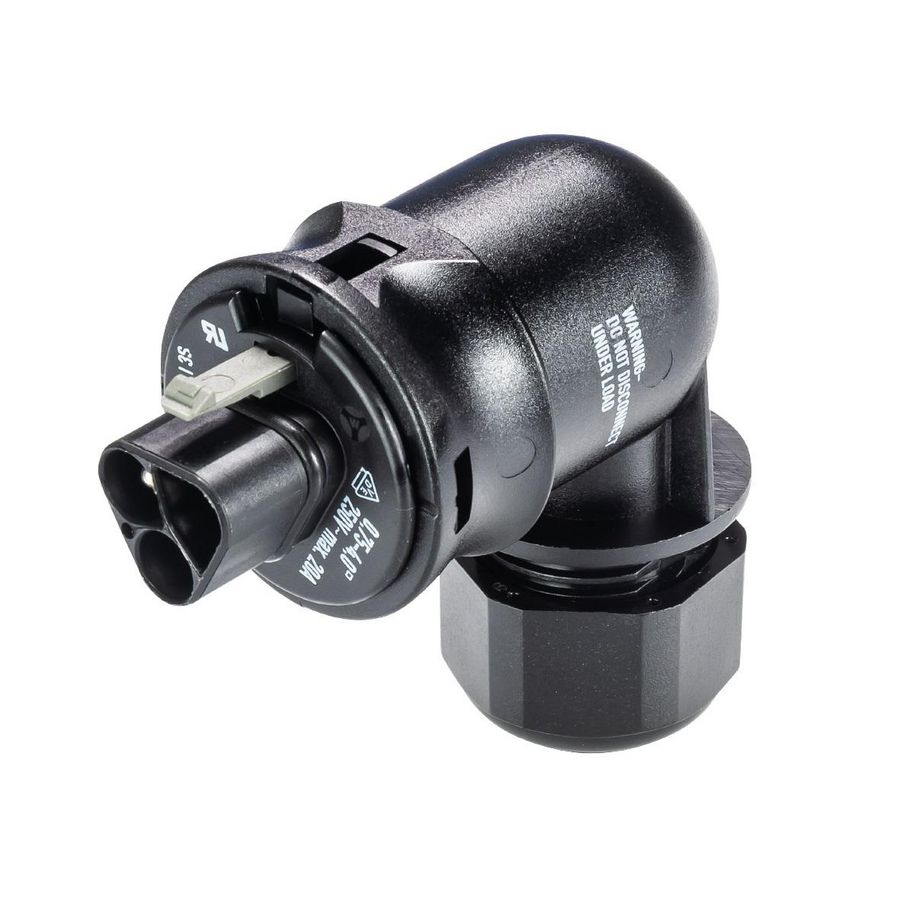 Stekerdeel met trekontlasting RST20I3F S1 YR2 zwart VVE=100
