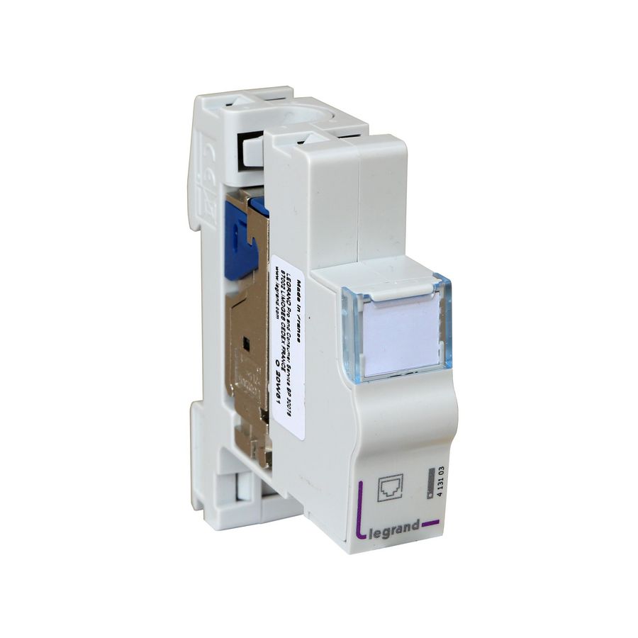 Connector Cat. 6 STP DIN-rail 1 module LCS3