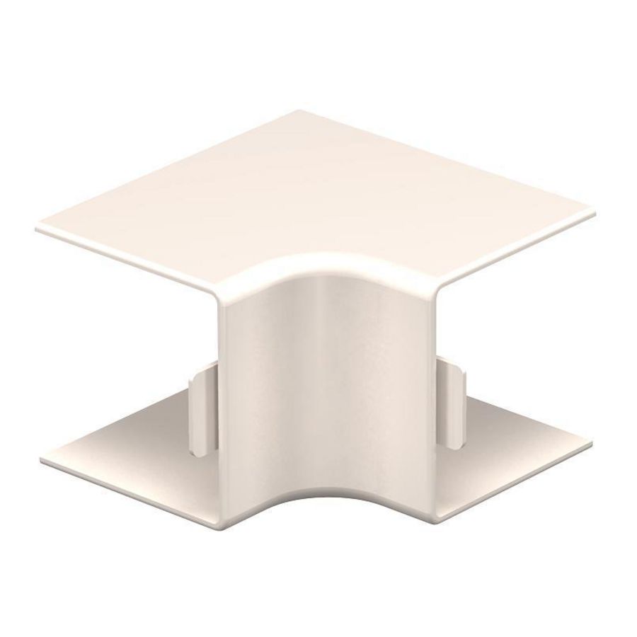 Binnenhoek 40x40mm polyvinylchlorid creme wit 9001 VVE=4