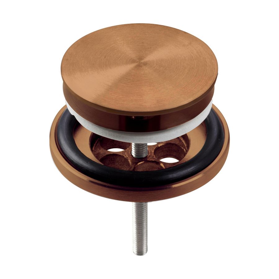 Plug m afdekkap brons geborsteld PVD Mini Wash Me