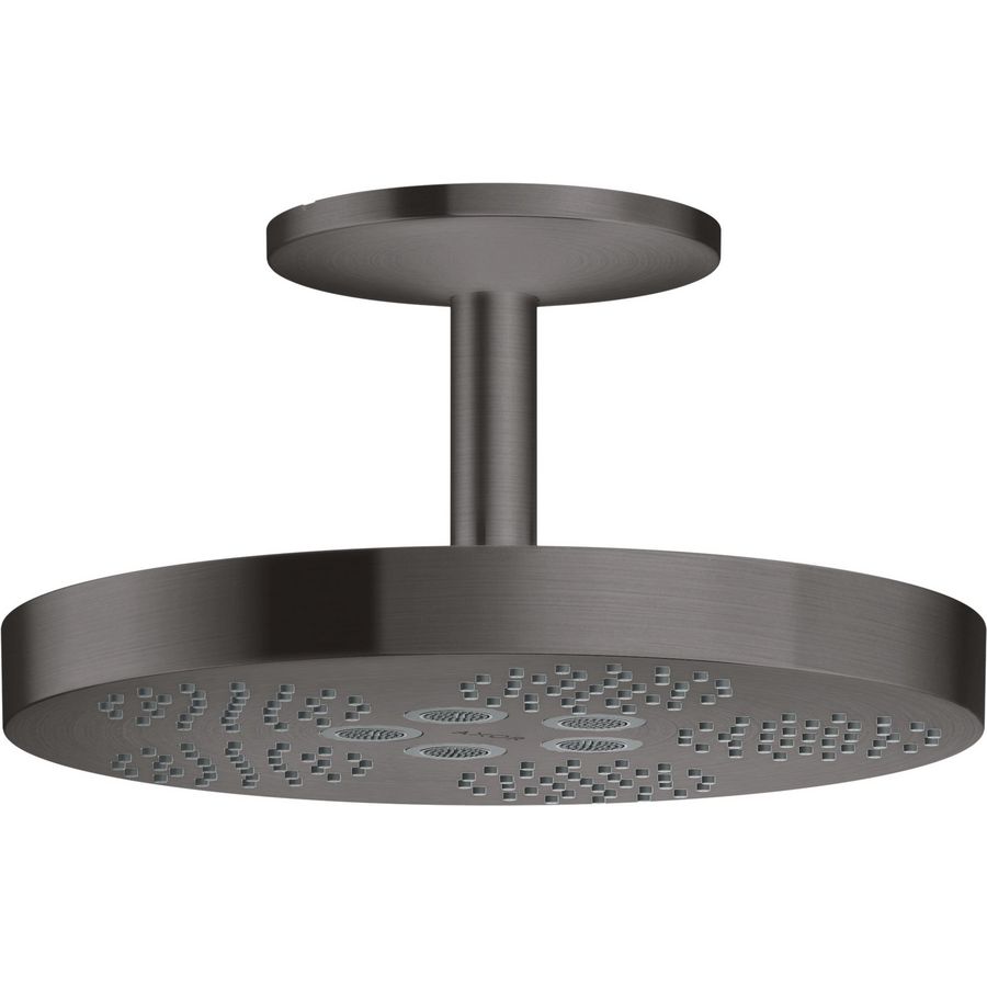 Hoofddouche 280 1 straalsoort plafondaansluiting Brushed Black Chrome AX One
