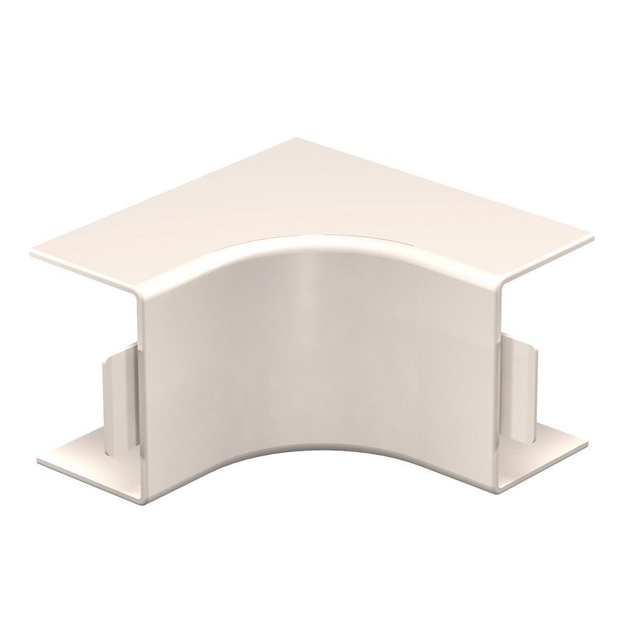 Binnenhoek 40x60mm polyvinylchlorid creme wit 9001 VVE=2