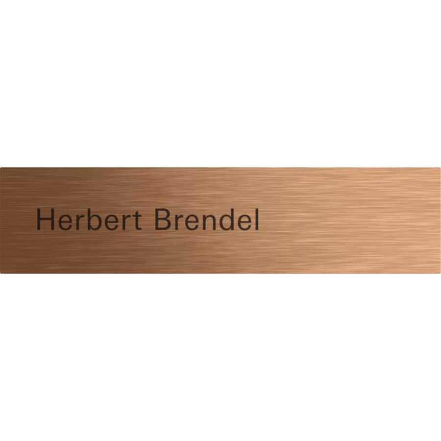Belknop beschr. System 106 brons