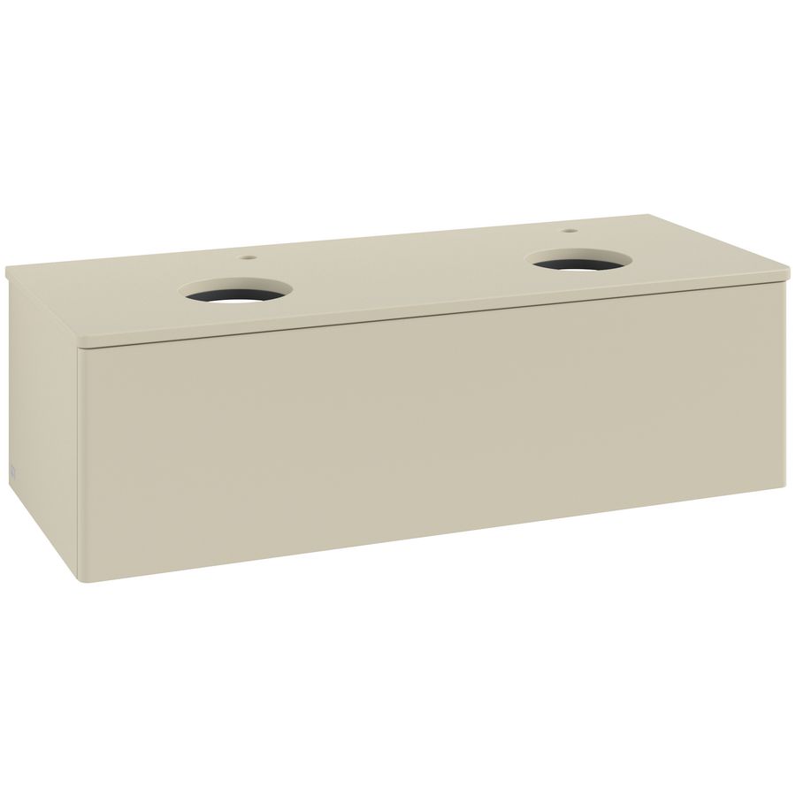 Wastafelonderkast Antao 1200x360x500mm S.Grey Matt Lacquer K35050HJ