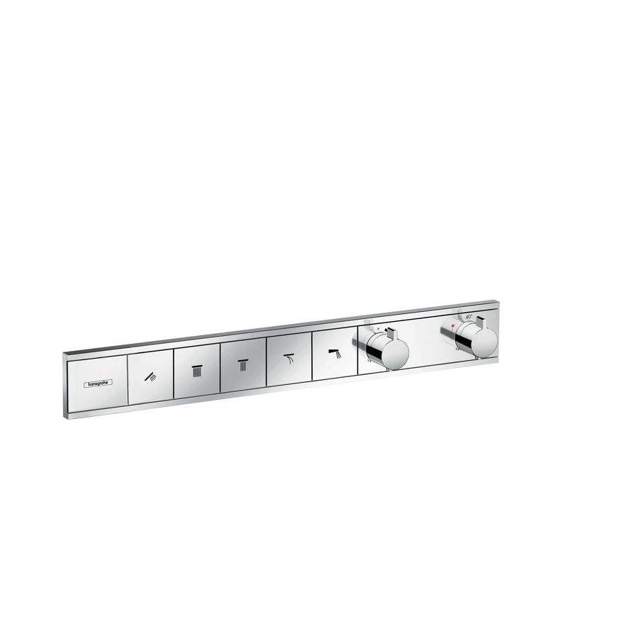Afbouwdeel inbouwthermostaat RainSelect 5 functies 18,5l/min. chroom