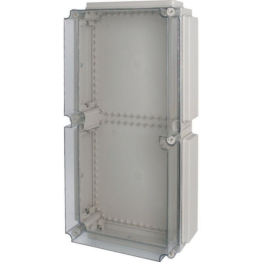 Kast Ci HxBxD=796x421x225mm deksel Ral7035 4x gladde flenzen