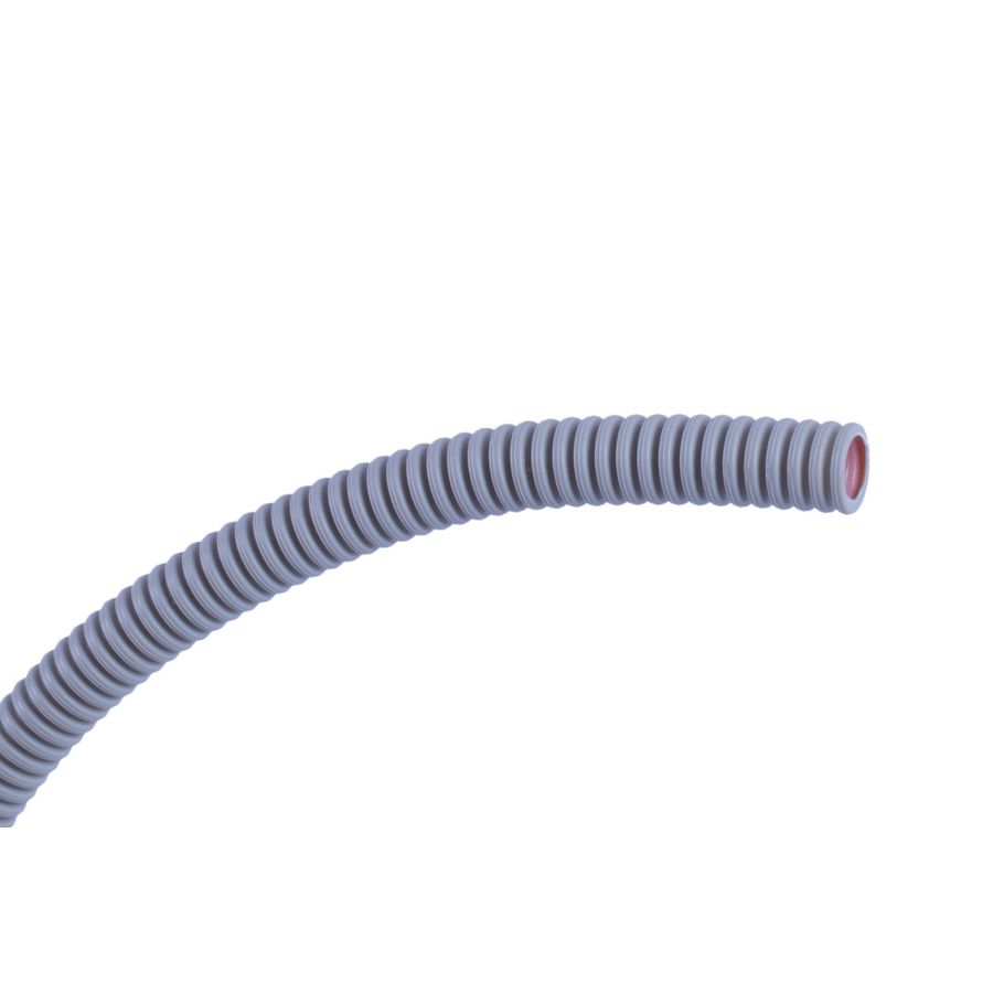 Rol a 100m. Buis HALOFLEX HF 16MM GRIJS RAL7035 750N