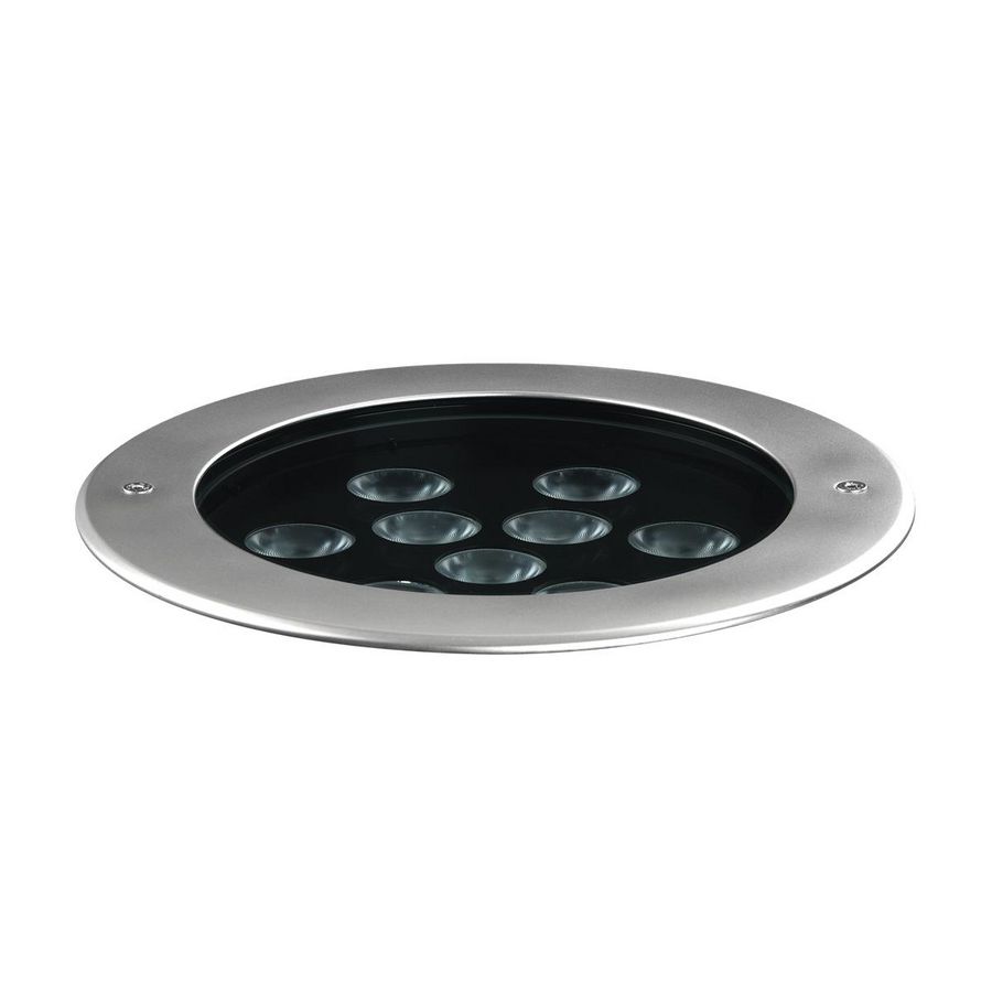 LED-Grondinbouwarmatuur 2700K 26W statisch cirkelvormige gem