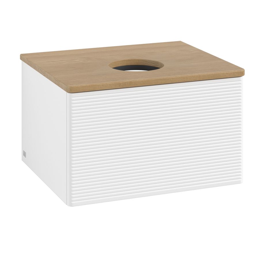 Wastafelonderkast Antao 600x360x500mm White Matt Lacquer K29111MT