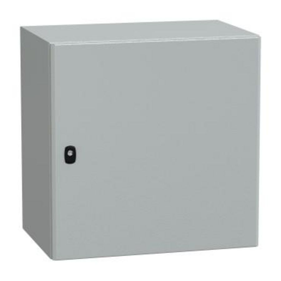 Kast Volle deur 600x600x400mm IP66 IK10 Spacial S3D