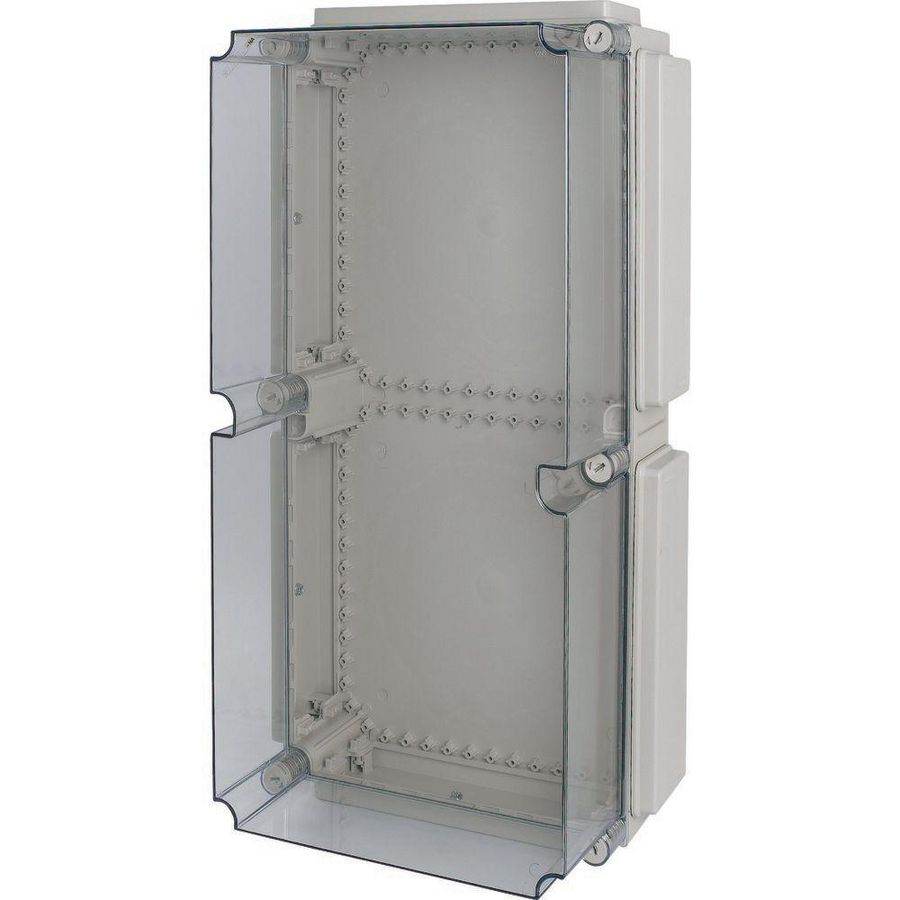 Kast Ci HxBxD=796x421x275mm deksel Ral7035 4x gladde flenzen