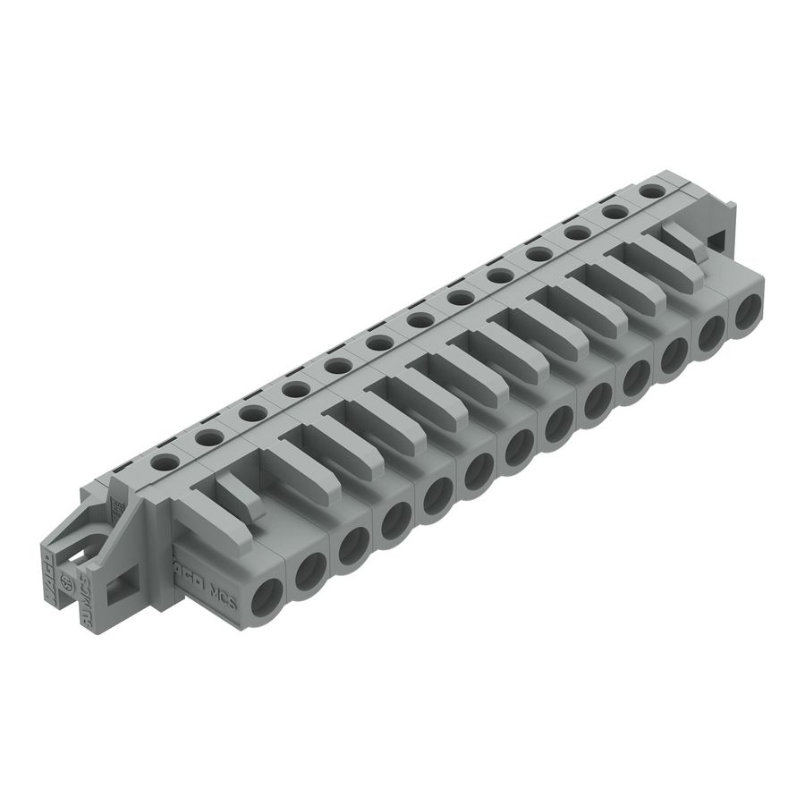THT FE steker HA raster 5mm grijs 232-243/031-000 VVE=25