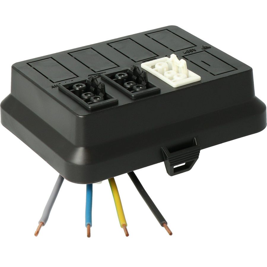 AK2-W8Deksel3x3p (2+1 geschakeld) zwart VVE=10
