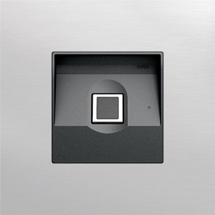 Gira Keyless In Fingerprint-mod. System 106 aluminium(geanod