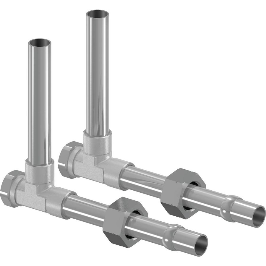 Set a 2st. Knie SL vent. 15x1mm tbv plintaansl.
