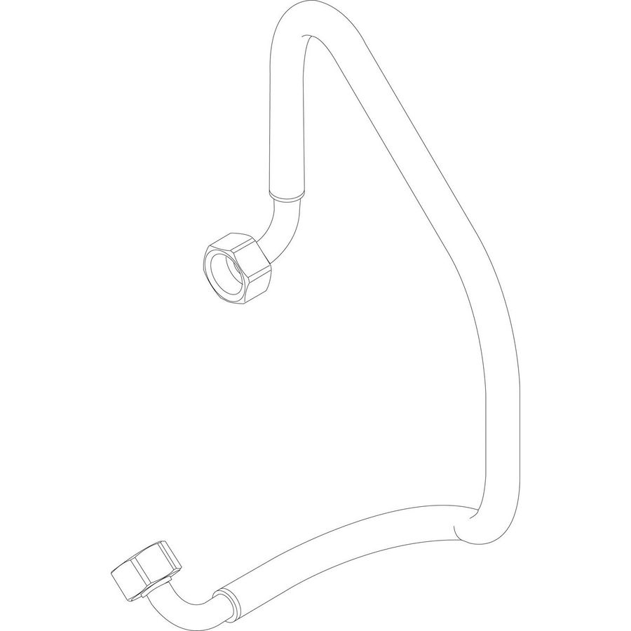 Slang g1/2" 596mm