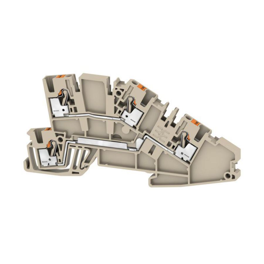 Installatieklem PUSH IN d.beige 2.5mm2 2669000000 VVE=50