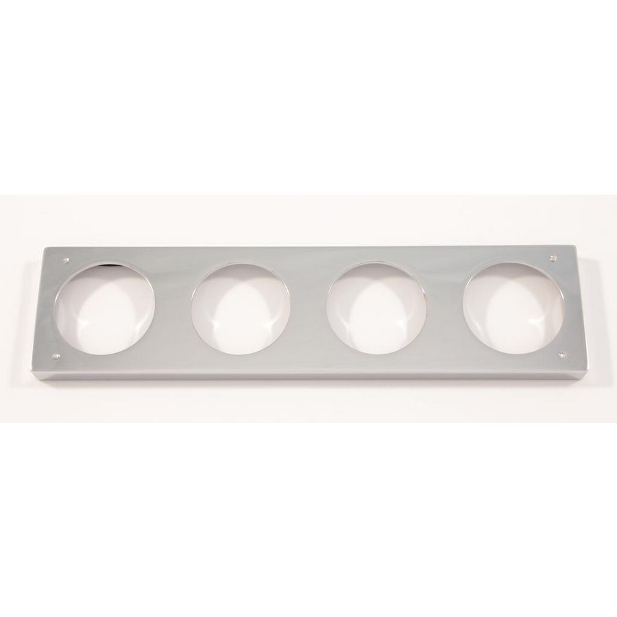Distance frame escutcheon 4hole chroom