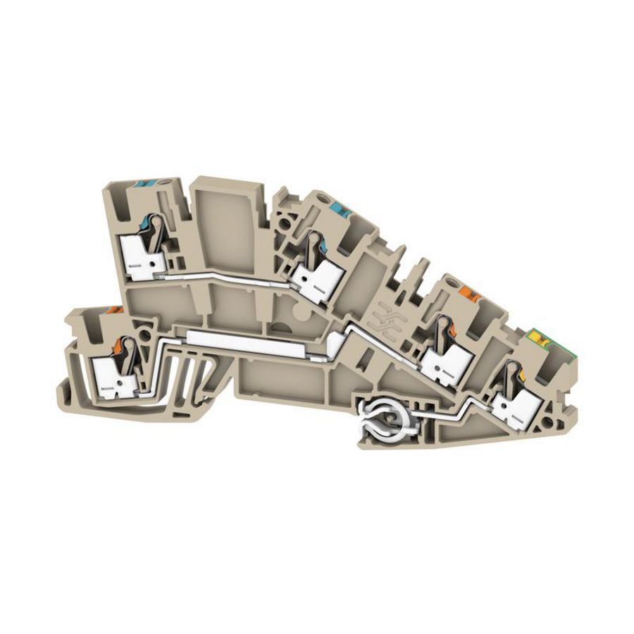 Installatieklem PUSH IN d.beige 2.5mm2 2669020000 VVE=50