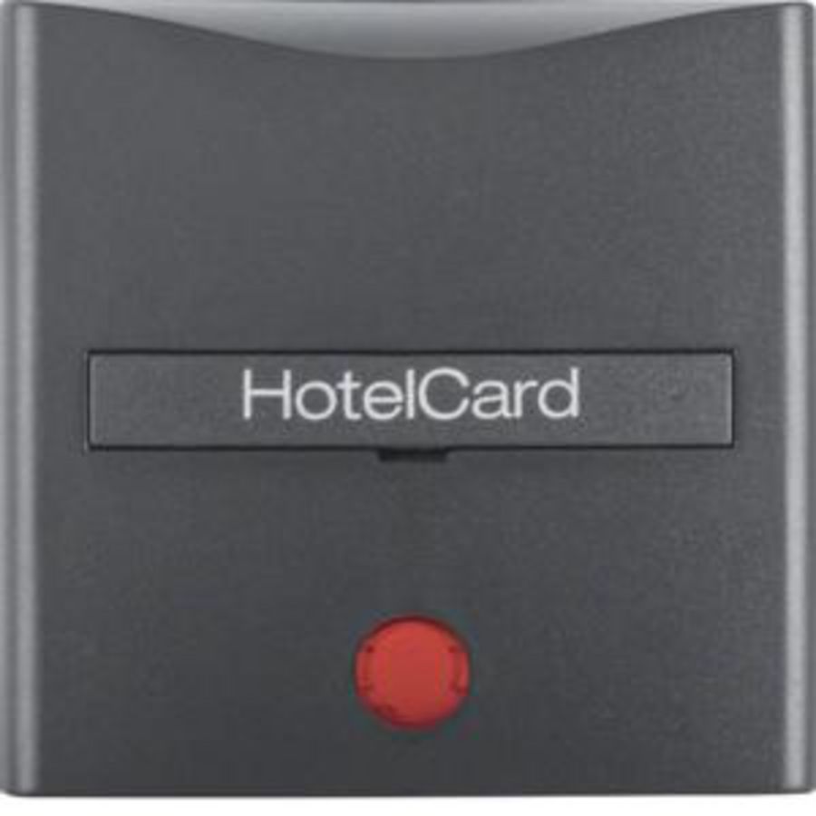 Hotelcard-Centraaldoos pulsdr. berker S.1/B.3/B.7 antraciet