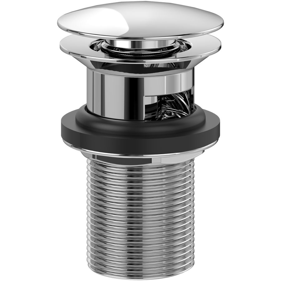 Push-Open-afvoergarnituur Universal Taps & Fittings Chrome