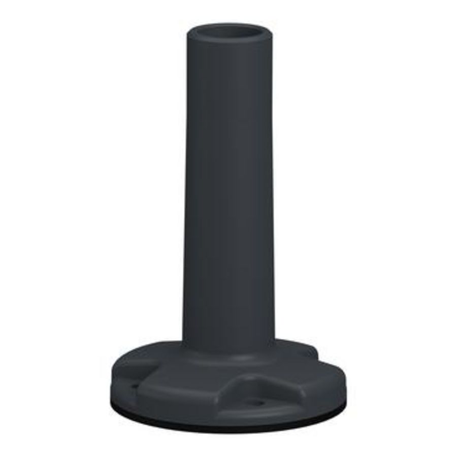Plastic Fixing Plate with Pole grijs
