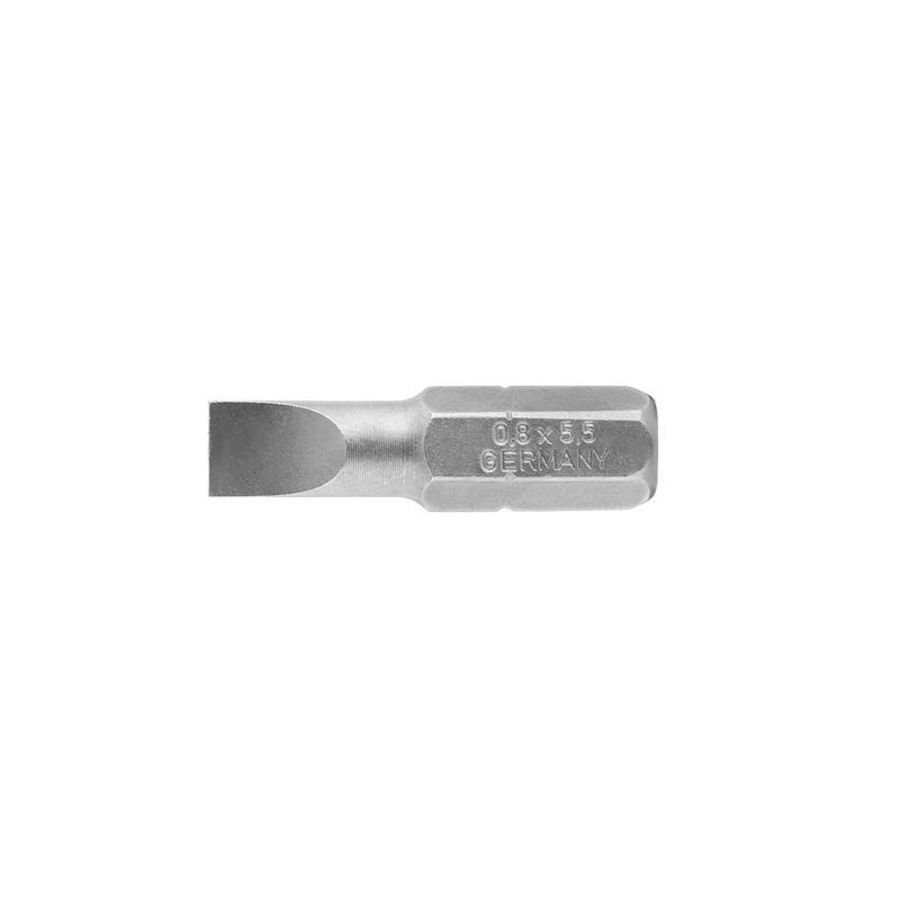 Bit voor gesleufde schroeven Gesleufd 5,5 x 25 x 0,8mm VVE=5