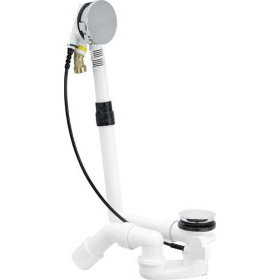 Multiplex Trio badafvoer/vul+overloopcombinatie chroom kunststof L: 100–260mm