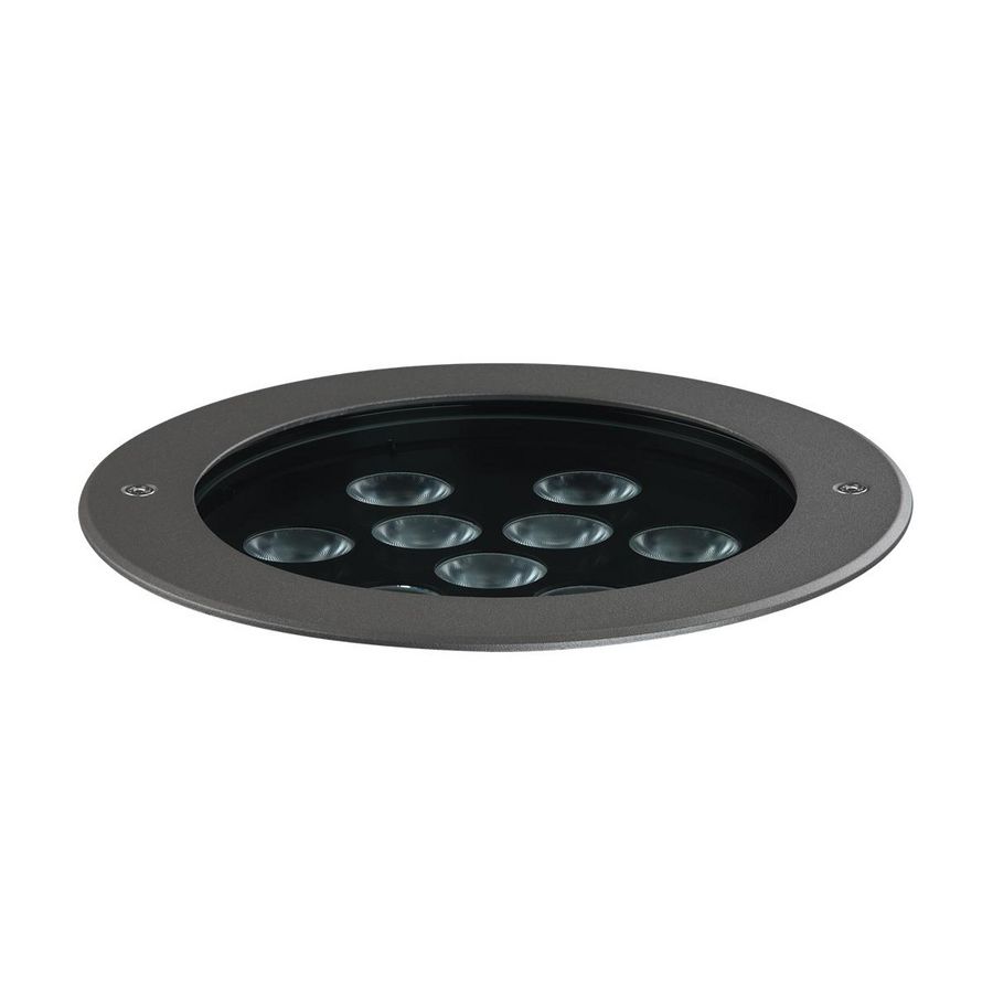 LED-Grondinbouwarmatuur 2700K 26W DALI cirkelvormige gemidde