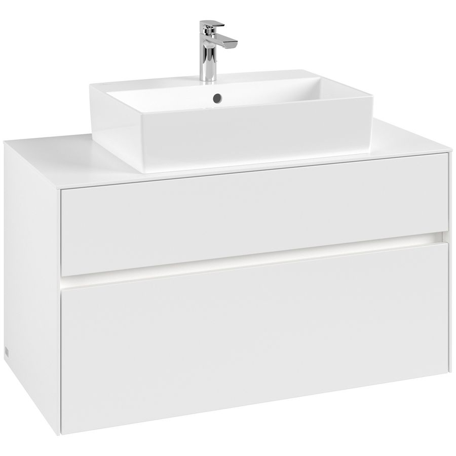 Wastafelonderkast Collaro 1000x548x500mm Wh.Matt C125B0MS
