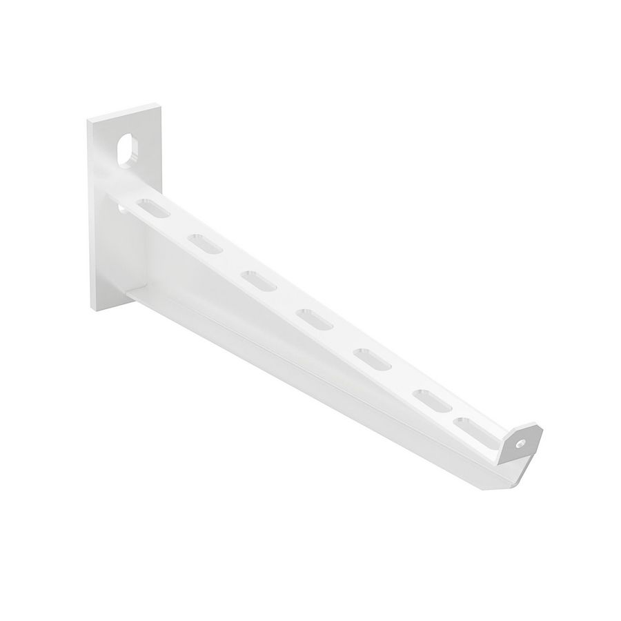 Wandconsole 50 150mm zinkpox wit RAL9010