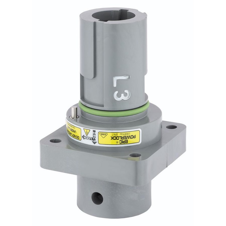 Ronde connector EPIC POWERLOCK A1 S L3/GY SP M12