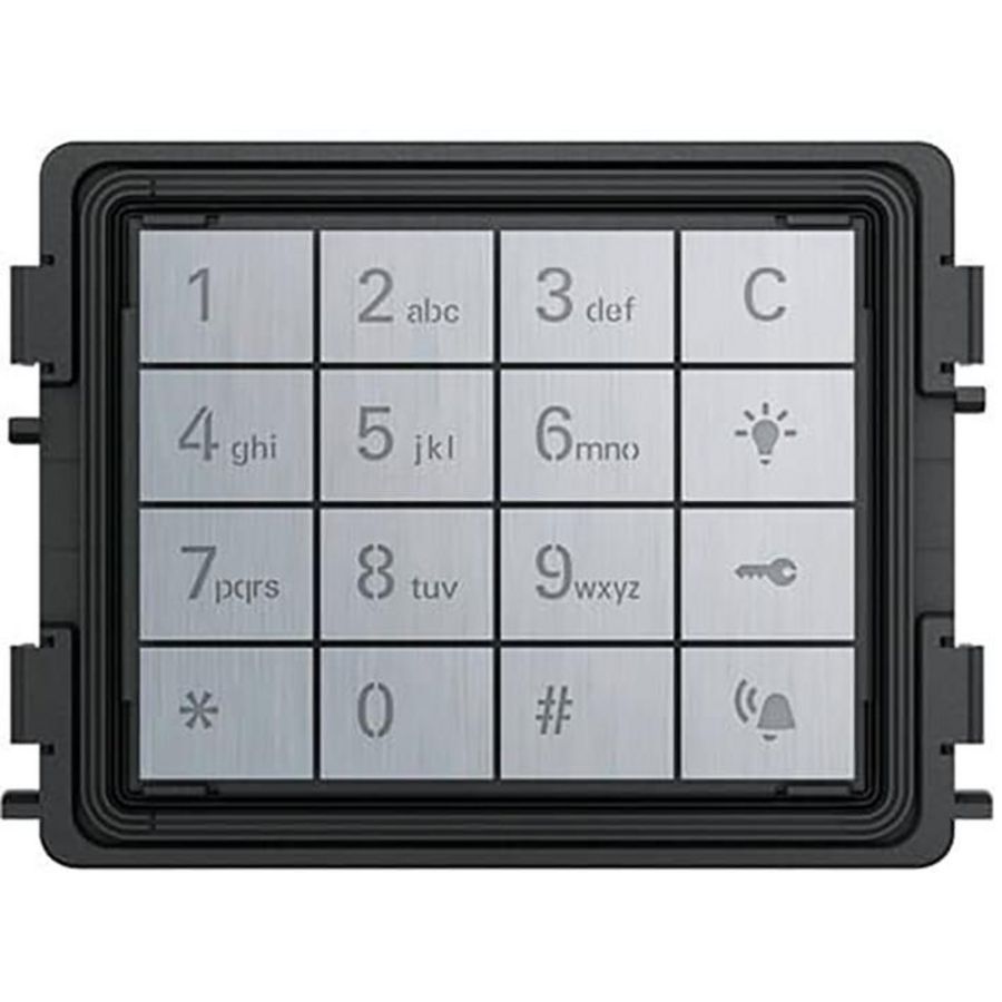 Toetsenbord module met verlichte drukknoppen aluminium (A251382K-A-03)