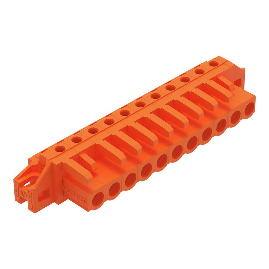 THT FE steker HA raster 5,08mm oranje 232-271/031-000 VVE=25