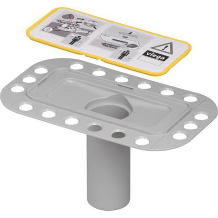 Flens DN 50 kunststof/lichtgrijs