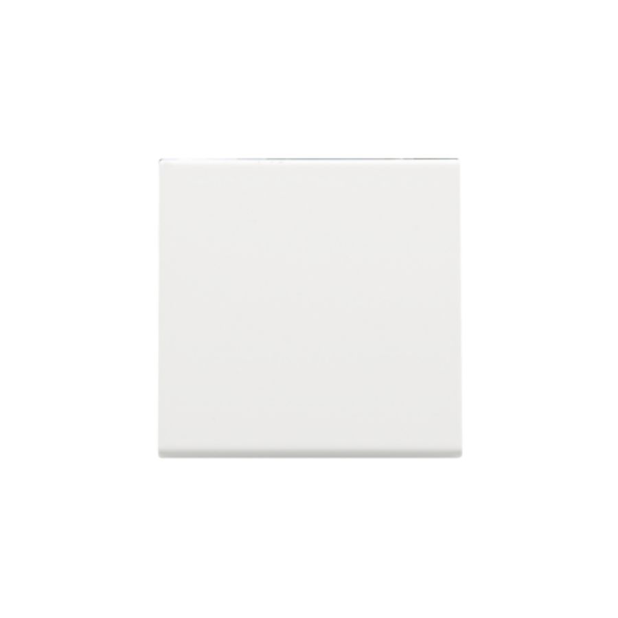Afwerkingsset enkelv. elektr. schakelaar/knop white c.