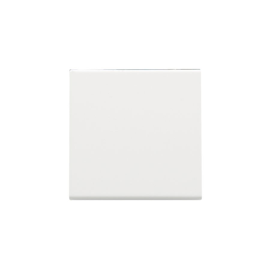 Afwerkingsset enkelv. elektr. schakelaar/knop white c.