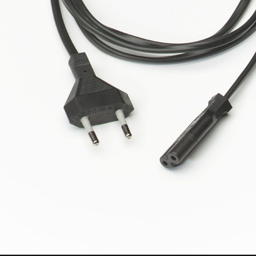 Audiosnoer H03VVH2-F 2G0,75 zwart 1,5m.