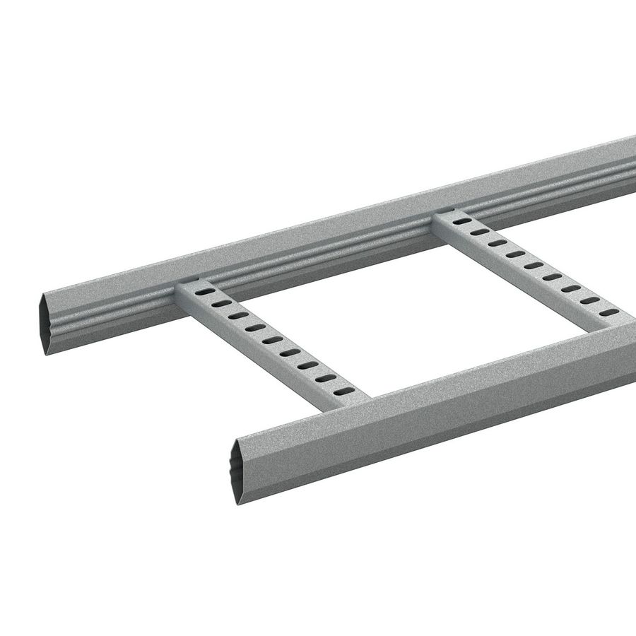 Lengte a 6m. Kabelladder gesloten zijprofiel 55x300mm SV