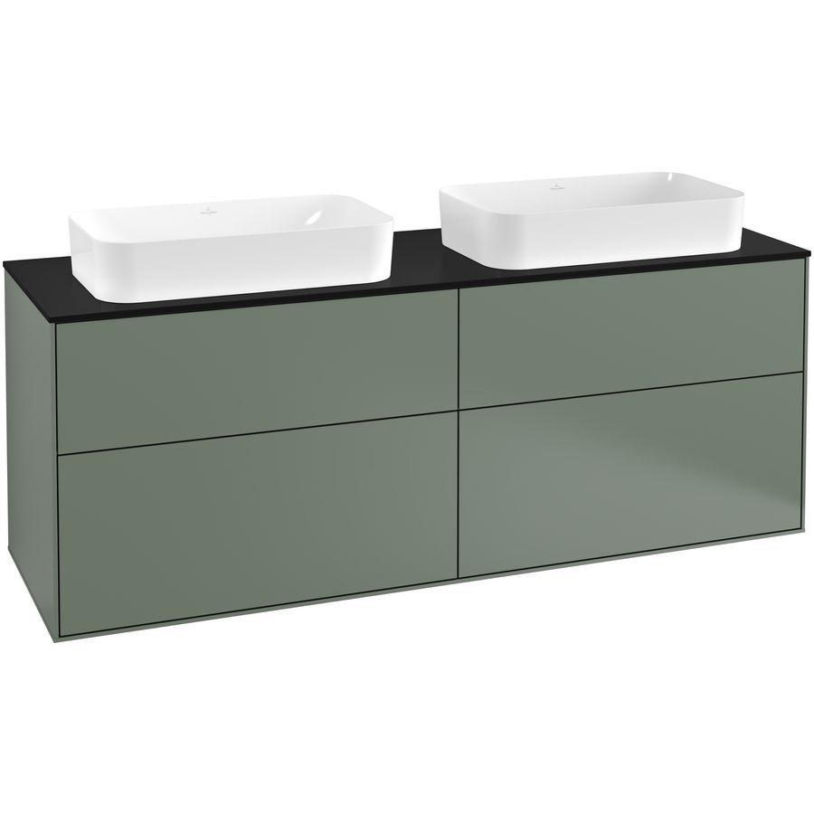Wastafelonderkast Finion 1600x603x501mm Olive Matt Lacquer G31200GM