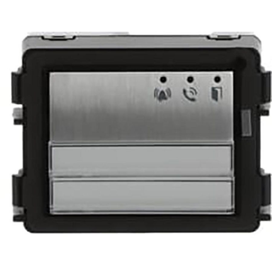 Audio module 2/4 pushbuttons aluminium (M251023A-A-02)